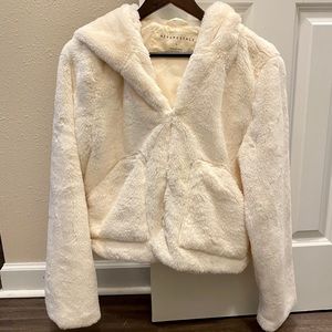 Faux fur jacket